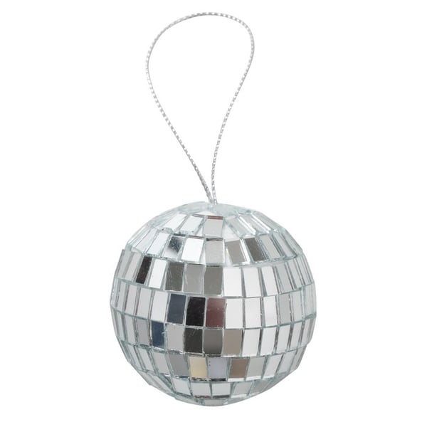 Boltze 2048080 julepynt Kugle, juleornament Glas, Jern, Papir, Polyethylen Sølv 6 stk