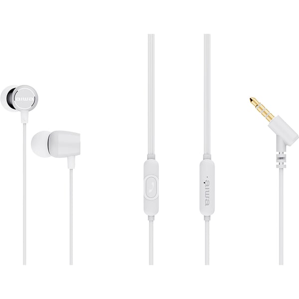 Miniatyrbillede 3 af 4: Aiwa ESTM-30WT hovedtelefoner/headset Ledningsført I ørerne Opkald/Musik/Sport/Hverdag Hvid