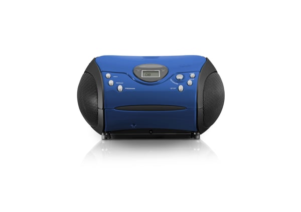 Lenco SCD-24 Digitaalinen FM Musta, Sininen