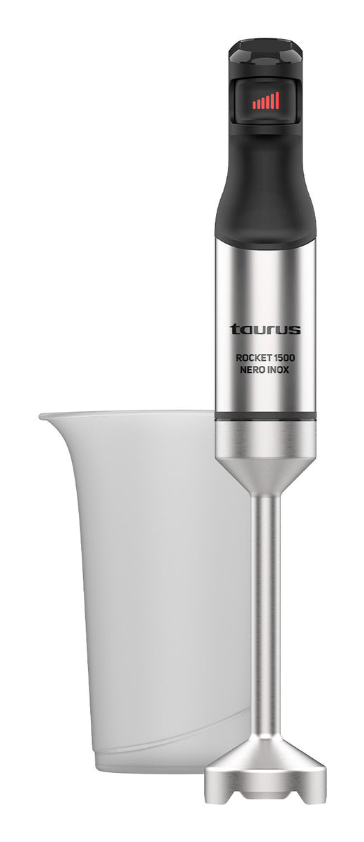 Pikkukuva 1 / 11: Taurus Rocket 1500 Nero Inox Upotettava sekoitin 1500 W Musta, Ruostumaton teräs