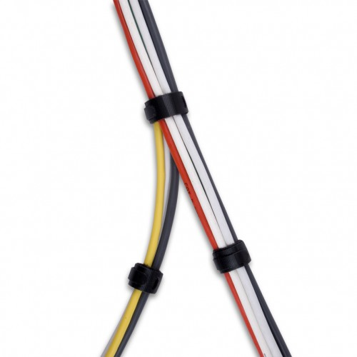 M-Cab Basic kabelsamler Sort 10 stk