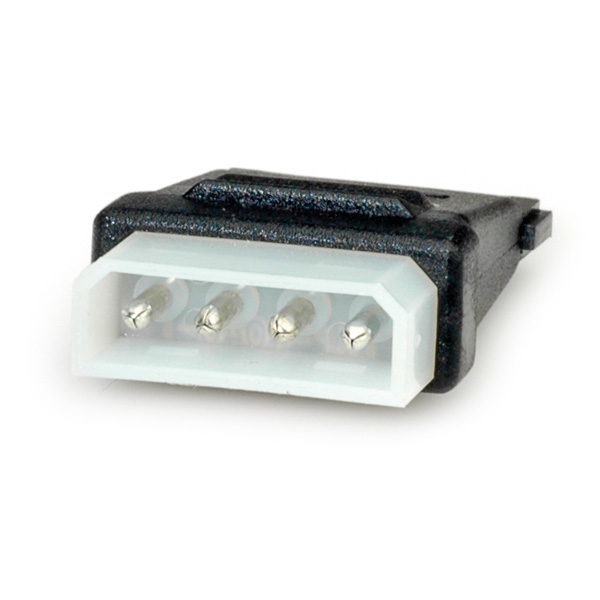 ROLINE 11.03.1060 kabel kønsskifter Molex (4p) SATA Sort
