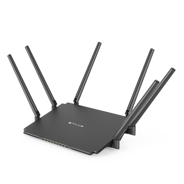 TALIUS RT-2100GLAN trådløs router Gigabit Ethernet Dual-band (2,4 GHz / 5 GHz) Sort