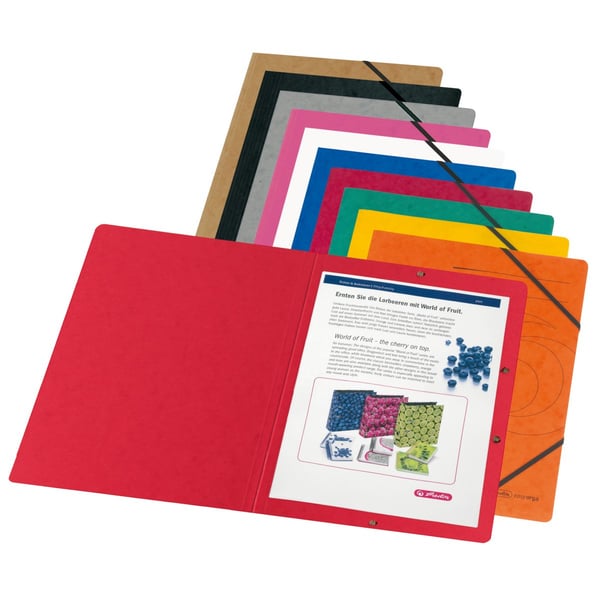 Herlitz 11166816 folder Pap Forskellige farver A4