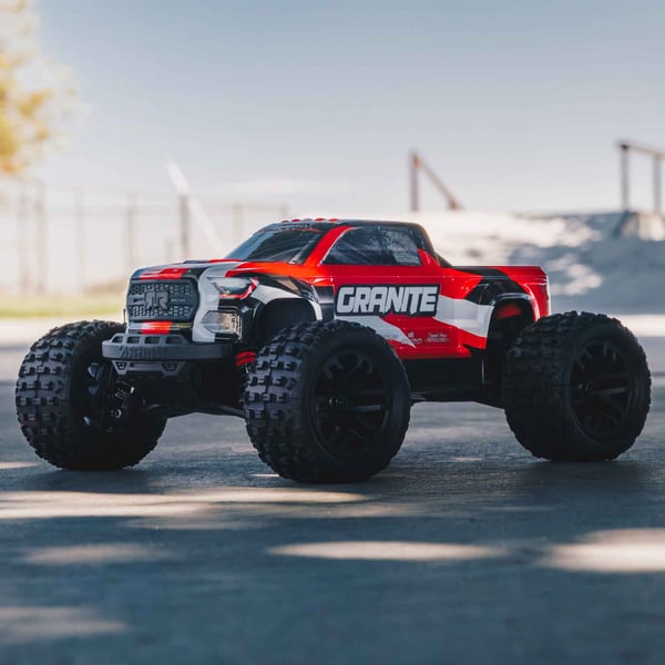 Miniatyrbild 17 av 17: ARRMA Granite Grom Mega 380 radiostyrd modell Monstertruck Elmotor 1:18