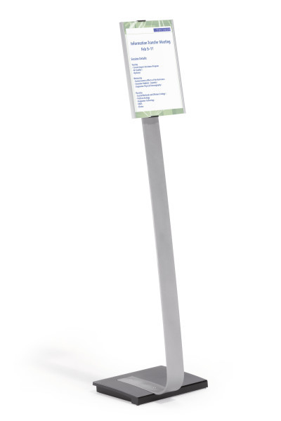 Durable INFO SIGN Informaatioteline A4 Akryyli, Alumiini Hopea