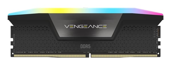 Miniatyrbillede 1 af 3: Corsair Vengeance RGB CMH8GX5M1B5200C40 hukommelsesmodul 8 GB 1 x 8 GB DDR5 5200 MT/s 288-pin DIMM