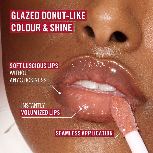 Miniatyrbild 3 av 10: Rimmel Thrill Seeker Glassy Gloss läppglans 650 Sweet Frosting