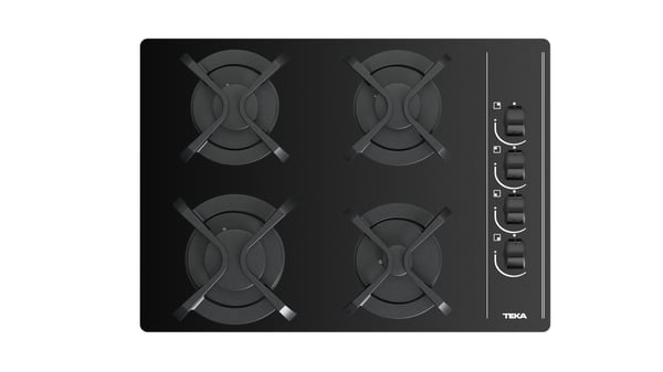 Teka GBC 64003 Sort Indbygget 60 cm Gaskomfur 4 zone(s)
