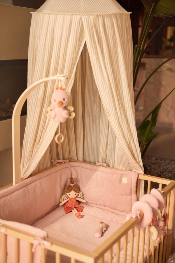 Miniatyrbillede 3 af 30: Jollein 002-005-68228 sengebaldakin & -drapering Beige Polyester, Bomuld