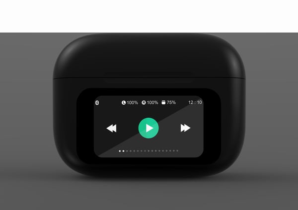 Gembird GMB Audio TWS-LCD-ANC-01-BK kuulokkeet ja kuulokemikrofoni Langaton In-ear Puhelut/Musiikki USB Type-C Bluetooth Musta