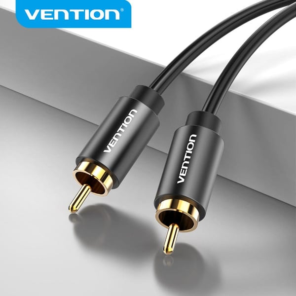 Pikkukuva 2 / 2: Vention VAB-R09-B200 audiokaapeli 2 m RCA Musta
