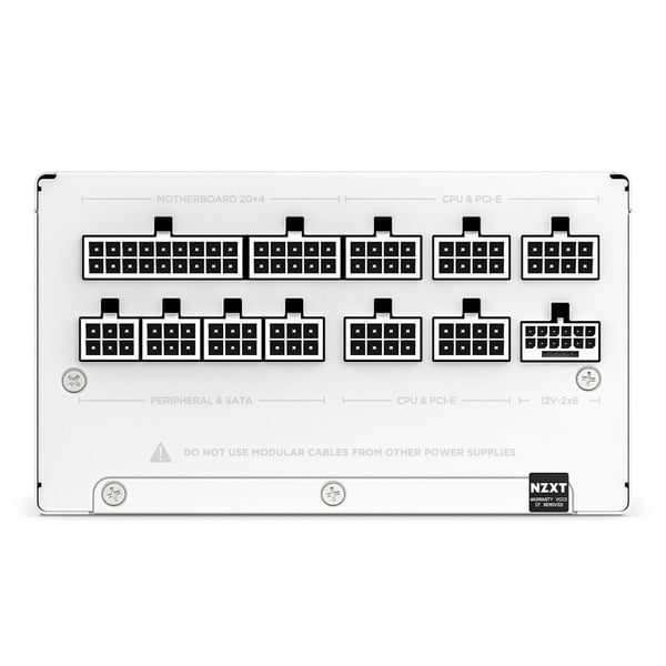 NZXT C1200 Gold ATX 3.1 strömförsörjningsenheter 1200 W 24-pin ATX Vit