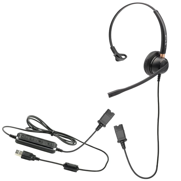 Tellur Voice 510N Headset Kabel Huvudband USB Type-A Svart