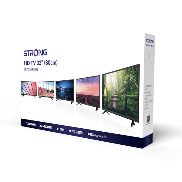 Strong SRT32HF2003 TV-apparat 81,3 cm (32") HD Svart 200 cd/m²