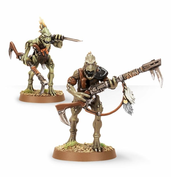 Miniatyrbild 3 av 5: Games Workshop Kroot Carnivore Squad