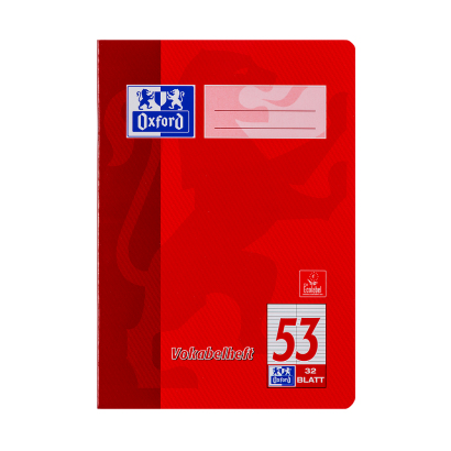 Miniatyrbillede 1 af 9: Oxford 100050383 blok og notesblok A5 32 ark Grøn, Rød