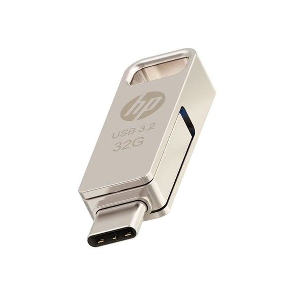 PNY HP x206C USB-nøgle 32 GB USB Type-A / USB Type-C 3.2 Gen 1 (3.1 Gen 1) Sølv