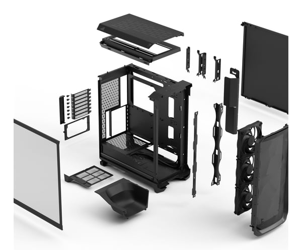 Miniatyrbild 12 av 14: Fractal Design Meshify 3 Svart