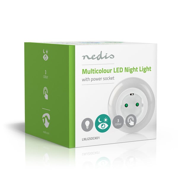 Nedis LNLGSOCK01 natte-belysning Plug-in natlys