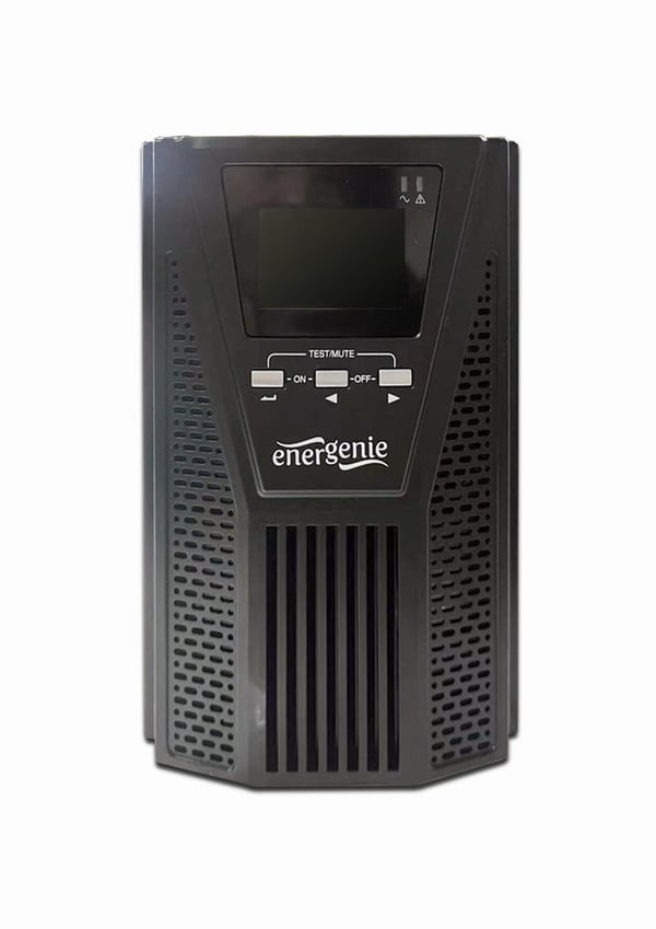 Gembird EG-UPSO-1000 UPS-virtalähde Taajuuden kaksoismuunnos (verkossa) 1 kVA 900 W 4 AC-pistorasia(a)
