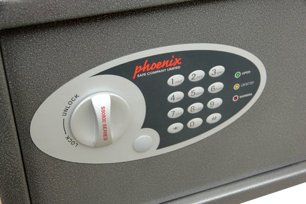 Phoenix Safe Co. VELA DEPOSIT 51 l Stål grafit, Metallisk