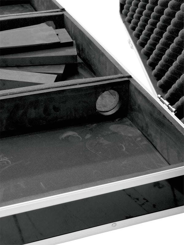Miniatyrbillede 5 af 8: Roadinger 30125342 lydudstyr etui DJ controller Hård taske Krydsfiner Sort, Sølv