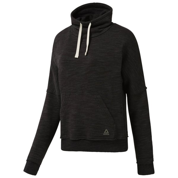 Reebok ESSENTIALS MARBLE COWL NECK Sportstrøje