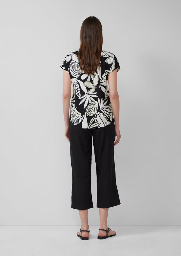 s.Oliver 2165750.99A0.46 skjorte & top Bluse Ærmeløs Linned