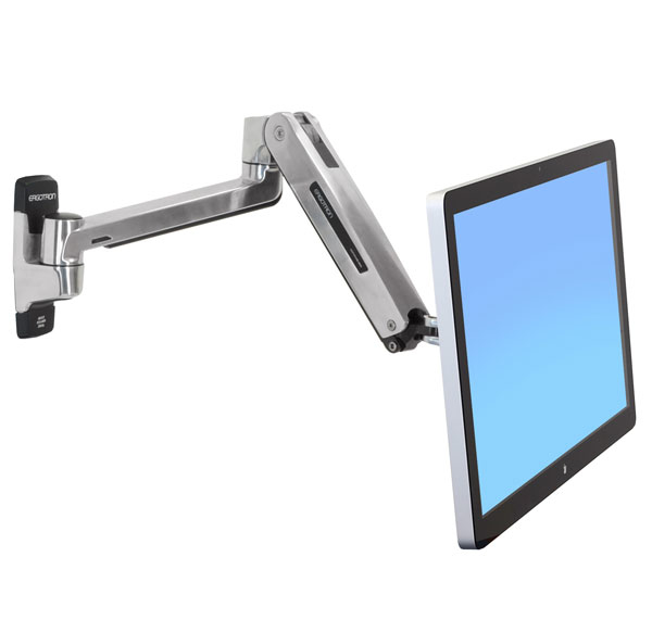 Pikkukuva 1 / 4: Ergotron LX HD Sit-Stand 116,8 cm (46") Seinä Hopea