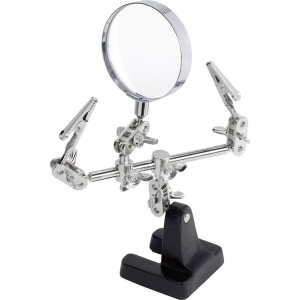 Miniatyrbillede 4 af 6: Toolcraft ZD-10D forstørrelsesglas 2,5x Sort, Krom