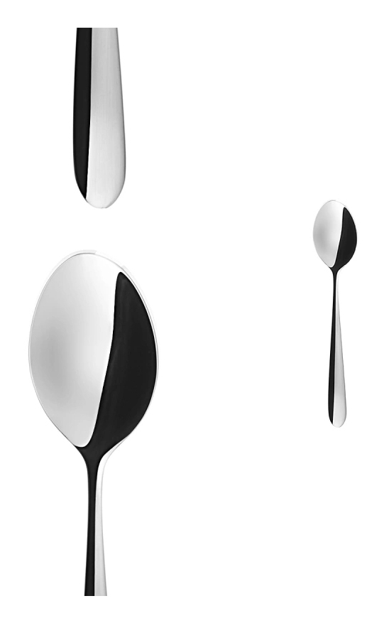 Miniatyrbillede 2 af 2: Sola Basic Alpha Kaffeske Rustfrit stål Sølv 4 stk