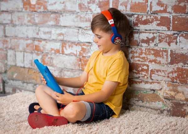 OTL Technologies Super Mario Blue Hörlurar Kabel Huvudband Musik Multifärg
