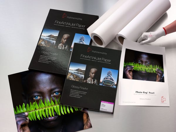Pikkukuva 4 / 4: Hahnemühle Photo Rag® Pearl A3+ Valkoinen Helmi