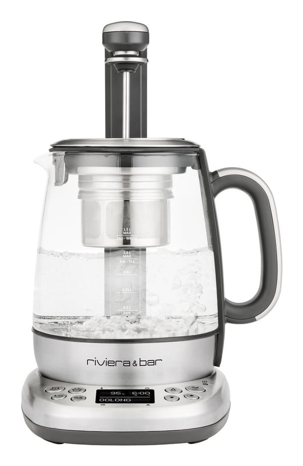 Pikkukuva 5 / 5: Riviera & Bar BTA850 vedenkeitin 1,2 L 2000 W Ruostumaton teräs, Musta