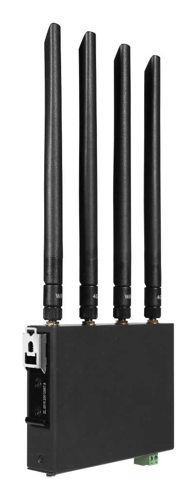 Miniatyrbild 2 av 10: Edimax D4G-7459AC trådlös router Dual-band (2,4 GHz / 5 GHz) 4G Svart