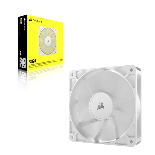 Corsair RS120 Computerkabinet Ventilator 12 cm Hvid 1 stk