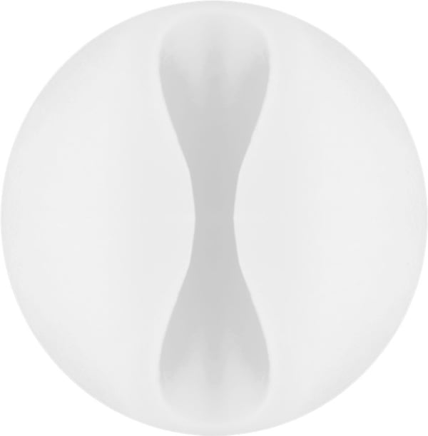 Goobay 95183 kabelsamlare Universal Kabelhållare Vit 5 styck