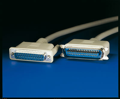 ROLINE Parallel Printer Cable, DB25 M - C36 M 1.8 m parallella kablar Grå
