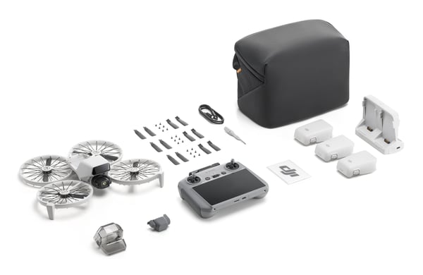 Miniatyrbillede 1 af 10: DJI Flip Fly More Combo RC 2 4 rotorer Quadrokopter 48 MP 3840 x 2160 pixel 3110 mAh Sort, Hvid