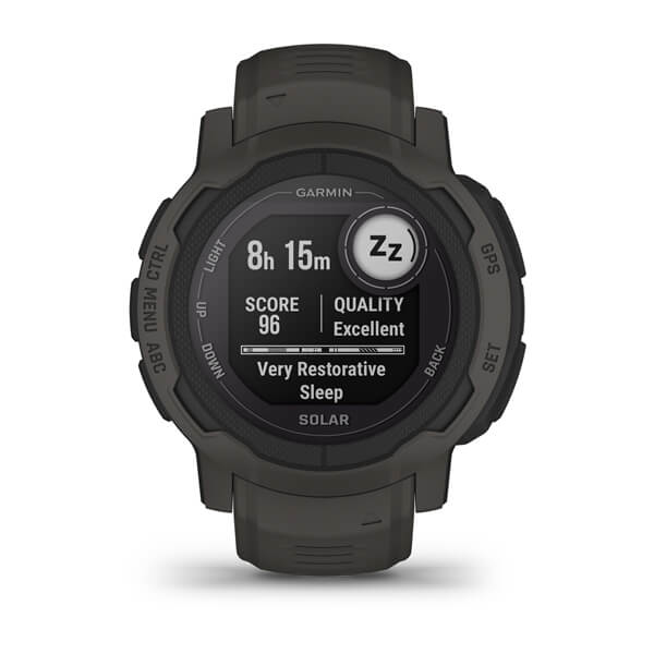 Pikkukuva 6 / 13: Garmin Instinct 2 Solar 2,29 cm (0.9") MIP 45 mm Digitaalinen 176 x 176 pikseliä Grafiitti GPS (satelliitti)