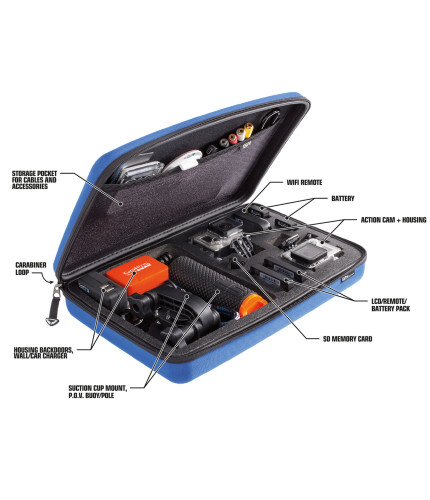 Pikkukuva 4 / 8: SP-Gadgets 52040 kamerakotelo Kotelo Musta