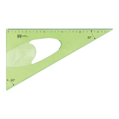 ARDA EL6030 tegnetrekant 60° trekant Plast Grøn 1 stk