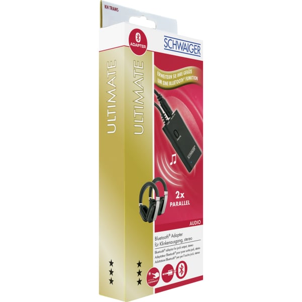 Miniatyrbillede 2 af 2: Schwaiger KHTRANS513 trådløs lydsender USB 10 m Sort