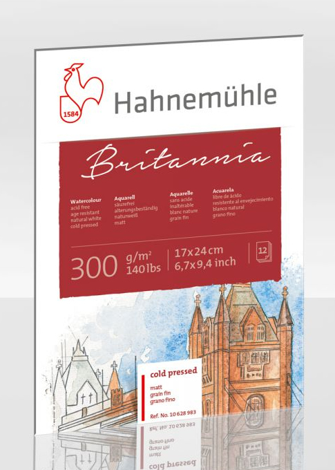 Hahnemühle 10628983 målarpapper Konstpapper 12 ark