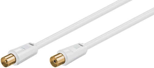 Goobay 67281 koaxial kabel 10 m Koaksial Hvid