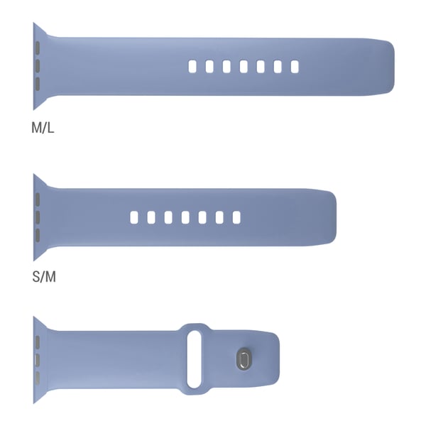 PURO PUICNAW40BLUE17 Smart bærbart (wearable) tilbehør Band Blå Silikone