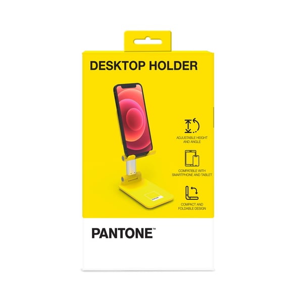 Pikkukuva 3 / 4: Pantone PT-MG001Y teline/pidike Passiiviteline Matkapuhelin/älypuhelin, Tabletti/UMPC Keltainen