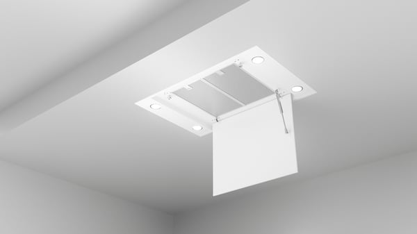 Teka DHT 96340 WH Indbygget loft Hvid 447 m³/t