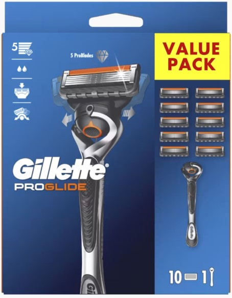Miniatyrbild 2 av 2: Gillette ProGlide Flexball 10-pack + Handtag